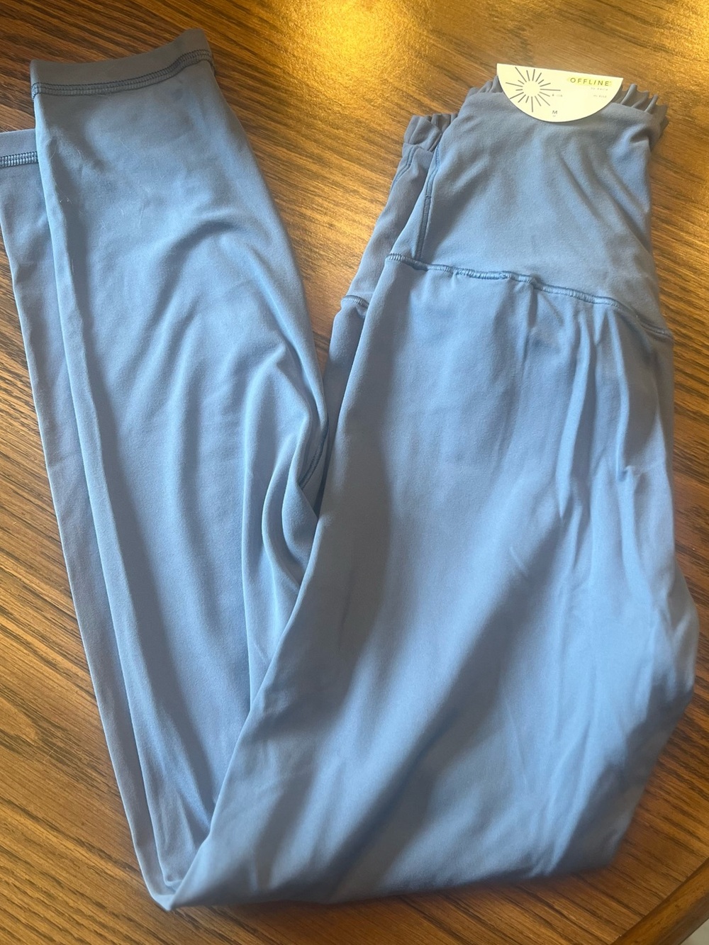 aerie Seaglass Blue High-Rise Leggings